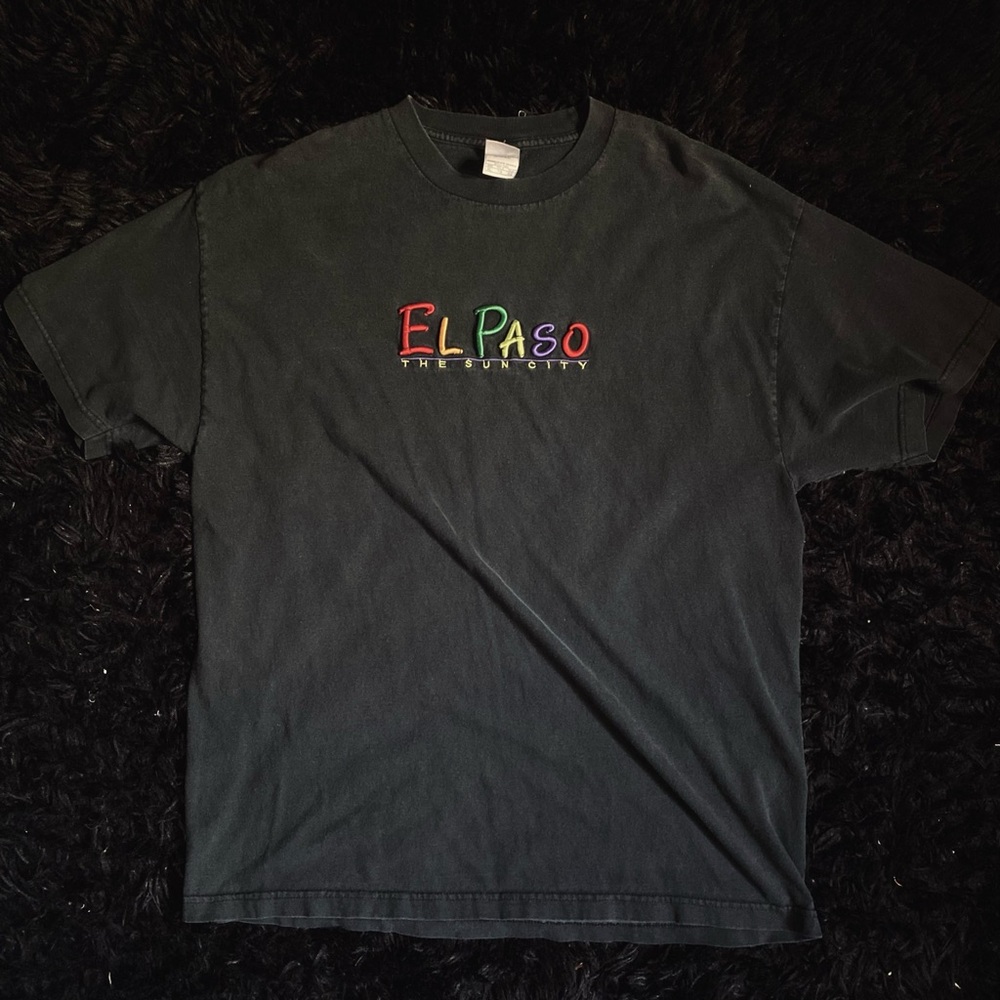 Black El Paso vintage T-Shirt